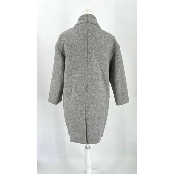 Wool Cashmere 3/4 Length Sleeve Coat - Picture 5 of 7